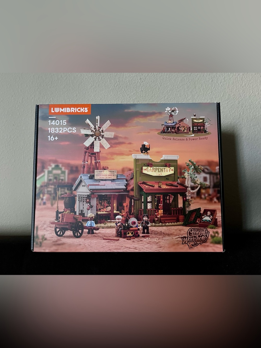 Lumibricks Western Carpentry Workshop (Light Kit Included)